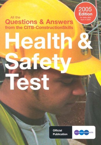 Health and safety test book - health,
